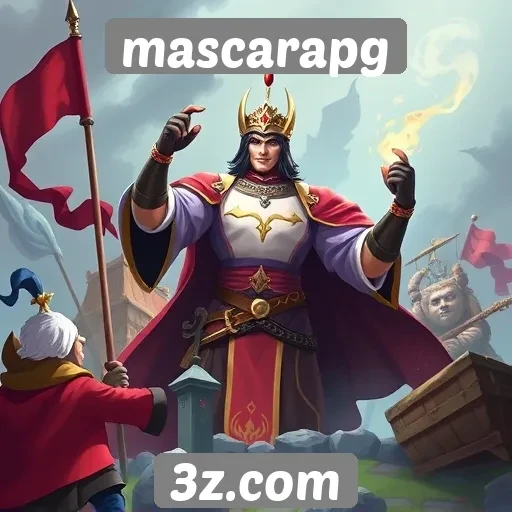 Jogos de estratégia em destaque no site mascarapg