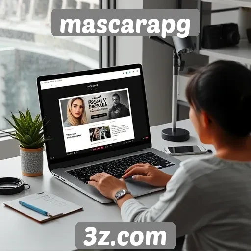 Experiência do usuário no site mascarapg